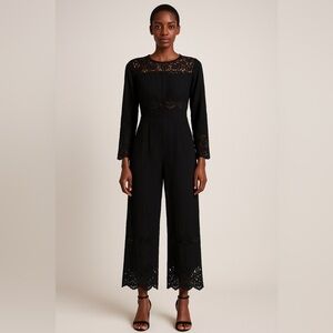 #443 LACE AND CROCHET JUMPSUIT